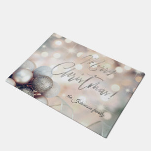 Frohe Weihnachten von unserer Familie! Fußmatte