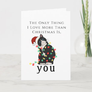 Frohe Weihnachten von unserer Familie zu deiner! Karte
