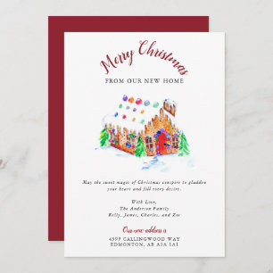 Frohe Weihnachten von unserer neuen Zuhause Moving Ankündigung