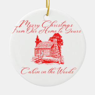 Frohe Weihnachten von unserer Zuhause bis zu Eurer Keramik Ornament