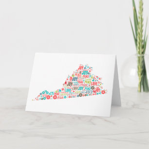 Frohe Weihnachten von Virginia Karte