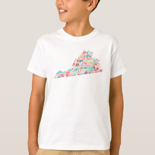 Frohe Weihnachten von Virginia T-Shirt