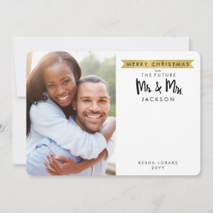 Frohe Weihnachten von zukünftigem Mr. & Mrs. Foto 