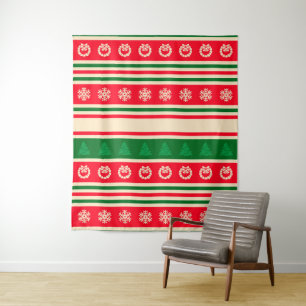 Frohe Weihnachten Wandteppich