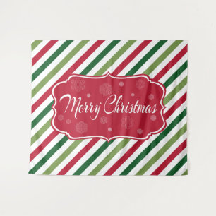 Frohe Weihnachten Wandteppich