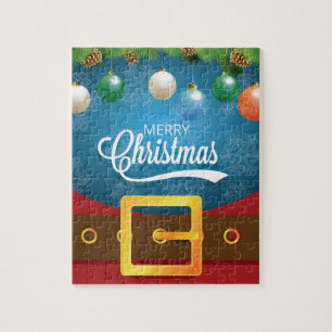 Frohe Weihnachten Weihnachten Anzug Puzzle