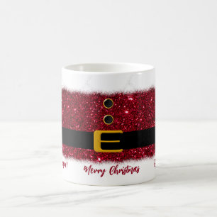 Frohe Weihnachten-Weihnachten-Dazzling Rot- Kaffeetasse