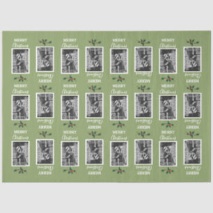 Frohe Weihnachten Weihnachten Feierlich individuel Seidenpapier