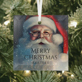 Frohe Weihnachten Weihnachten Feiertage Ornament Aus Glas