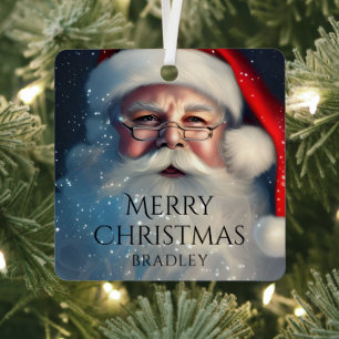 Frohe Weihnachten Weihnachten Feiertage Ornament Aus Metall