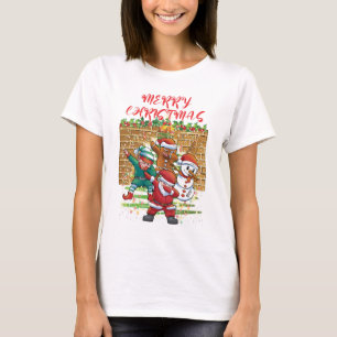 Frohe Weihnachten Weihnachten Frauen Weiß T-Shirt