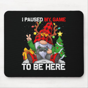 Frohe Weihnachten Weihnachten Gamer Gnome Video Ga Mousepad