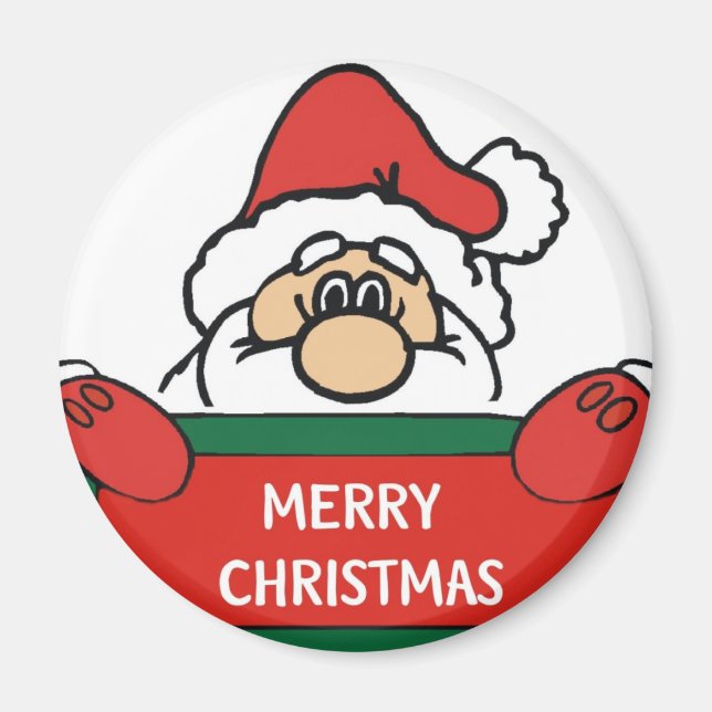 Frohe Weihnachten Weihnachten Magnet (Vorne)