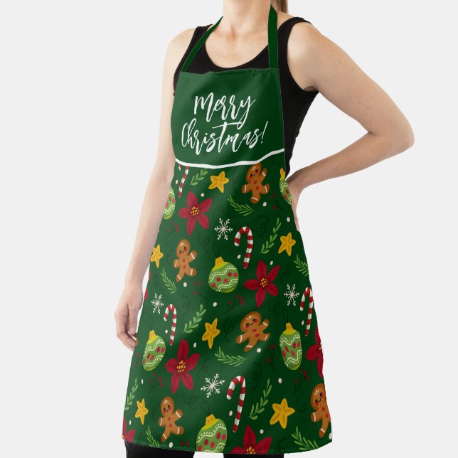 Frohe Weihnachten, Weihnachten Muster Schürze (InSitu)