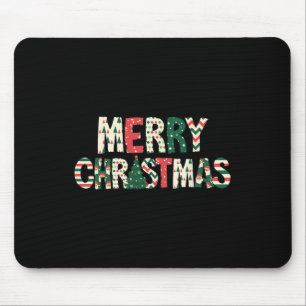 Frohe Weihnachten Weihnachten Tree Santa Claus Fam Mousepad