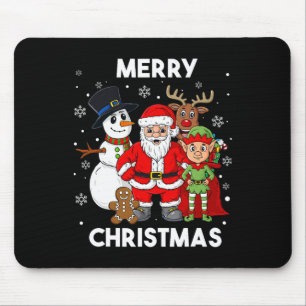 Frohe Weihnachten Weihnachten und Freunde Jungs Mä Mousepad