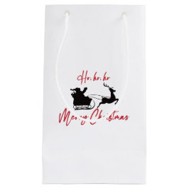 Frohe Weihnachten Weihnachten und Reindeer Kleine Geschenktüte