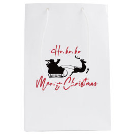 Frohe Weihnachten Weihnachten und Reindeer Mittlere Geschenktüte