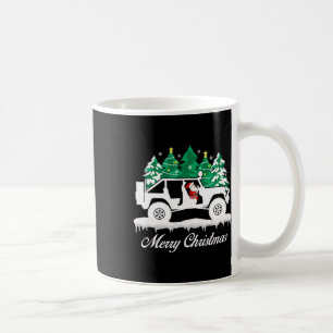Frohe Weihnachten Weihnachten Weihnachten Auto 4x4 Kaffeetasse