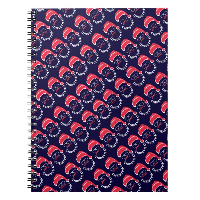 Frohe Weihnachten Weihnachten Weihnachten Merry &  Notizblock (Vorderseite)