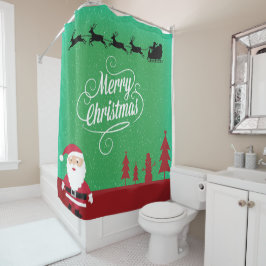 Frohe Weihnachten Weihnachten Weihnachten Reindeer Duschvorhang