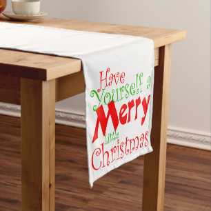 Frohe Weihnachten Weihnachten Weihnachten Tischler Kurzer Tischläufer
