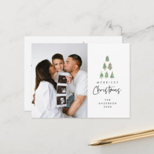 Frohe Weihnachten, Weihnachten, Weihnachten Tree F Postkarte