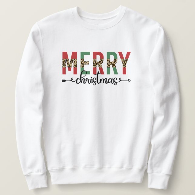 Frohe Weihnachten Weihnachten Weihnachten Weihnach Sweatshirt (Design vorne)