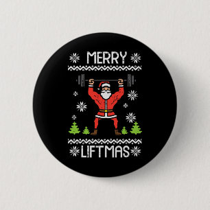 Frohe Weihnachten Weihnachten Weihnachten Workout  Button