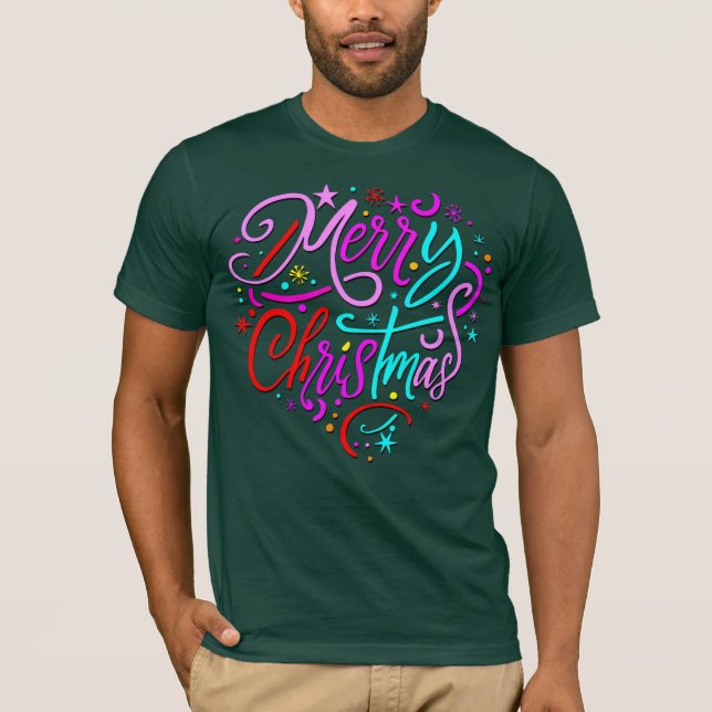 Frohe Weihnachten - Weihnachts-Designs T - Shirt (Vorderseite)
