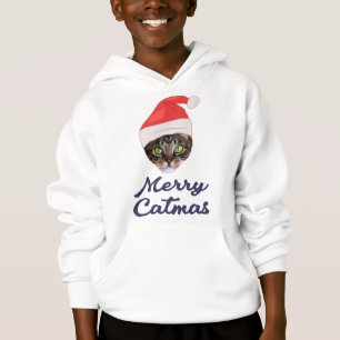 Frohe Weihnachten, Weihnachts-Katze Weihnachtsmann Hoodie