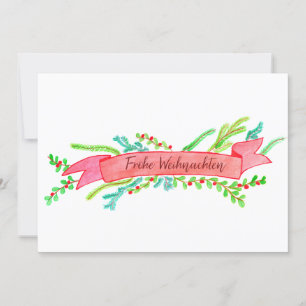 Frohe Weihnachten, Weihnachtsbanner Einladung