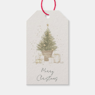Frohe Weihnachten Weihnachtsbaum-Geschenkanhänge Geschenkanhänger
