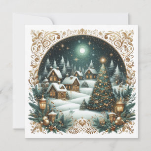 Frohe Weihnachten & Weihnachtsdorf Personalisiert