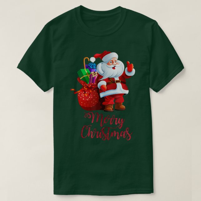 Frohe Weihnachten Weihnachtsgeschenke Feiertage Xm T-Shirt (Design vorne)