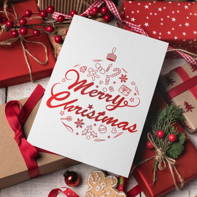 Frohe Weihnachten, Weihnachtsgeschenke Postkarte (Von Creator hochgeladen)