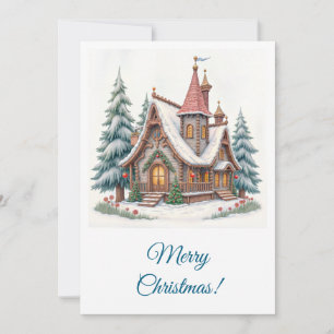 Frohe Weihnachten! Weihnachtsgrüße. Feiertagskarte