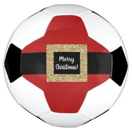 Frohe Weihnachten Weihnachtsgürtel Fußball