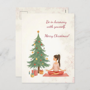 Frohe Weihnachten! Weihnachtskarte. Feiertagspostkarte