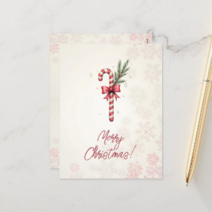 Frohe Weihnachten! Weihnachtskarte. Weihnachtslied Feiertagspostkarte