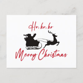 Frohe Weihnachten Weihnachtslieder und Rentier Postkarte