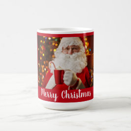 Frohe Weihnachten Weihnachtsmann Jumbo-Tasse Kaffeetasse