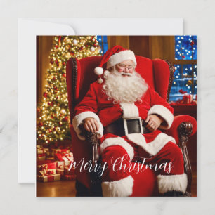Frohe Weihnachten Weihnachtsmann Karte