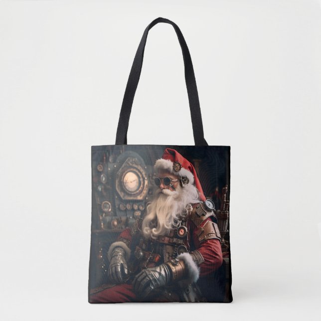Frohe Weihnachten Weihnachtsmann Steampunk (Vorderseite)