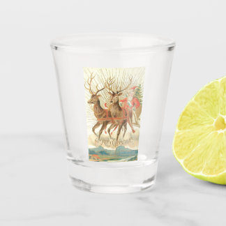 Frohe Weihnachten (Weihnachtsmann und sein Rentier Schnapsglas