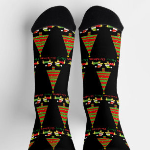 Frohe Weihnachten (Weihnachtsmänner) Socken