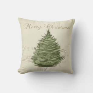 Frohe Weihnachten, Weihnachtstanne, Glitzer Kissen