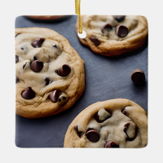 Frohe Weihnachten Weir-Teig | Funny Cookie Pub Keramikornament (Vorderseite)