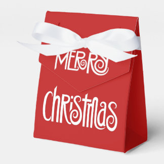 Frohe Weihnachten weiß Geschenkschachtel