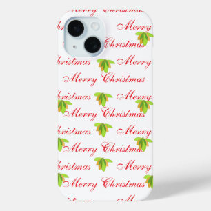 Frohe Weihnachten Weiße Blüte Case-Mate iPhone Hülle